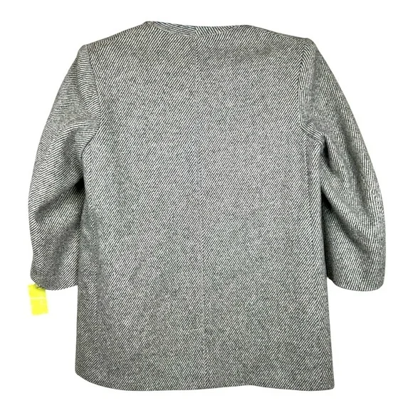 Liliputian Bazaar Best & Co Childs Coat Size 5 Navy Blue Wool Hooded Packets - Picture 2 of 13